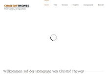 Tablet Screenshot of christofthewes.de